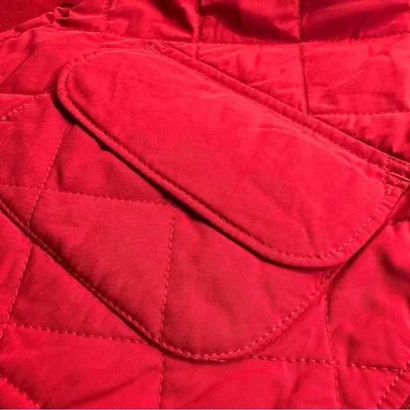 Polo Ralph Lauren Fall ‘10 Red Reversible Sheep Wool Nylon Quilted Hunting Vest